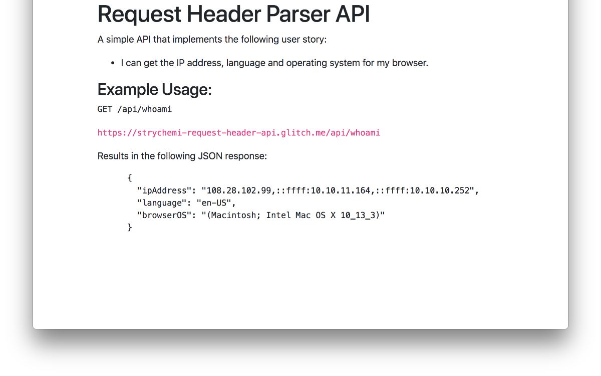 Request Header Parser Microservice API